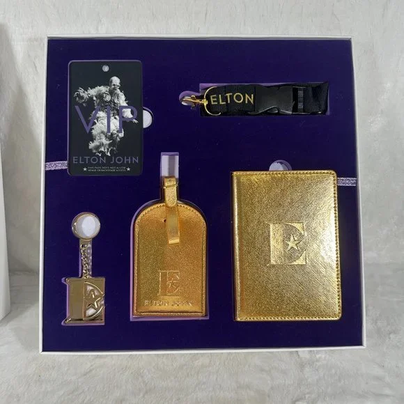 Elton John Farewell Tour VIP Merchandise New 5pc box set E Star Box - Picture 7 of 10